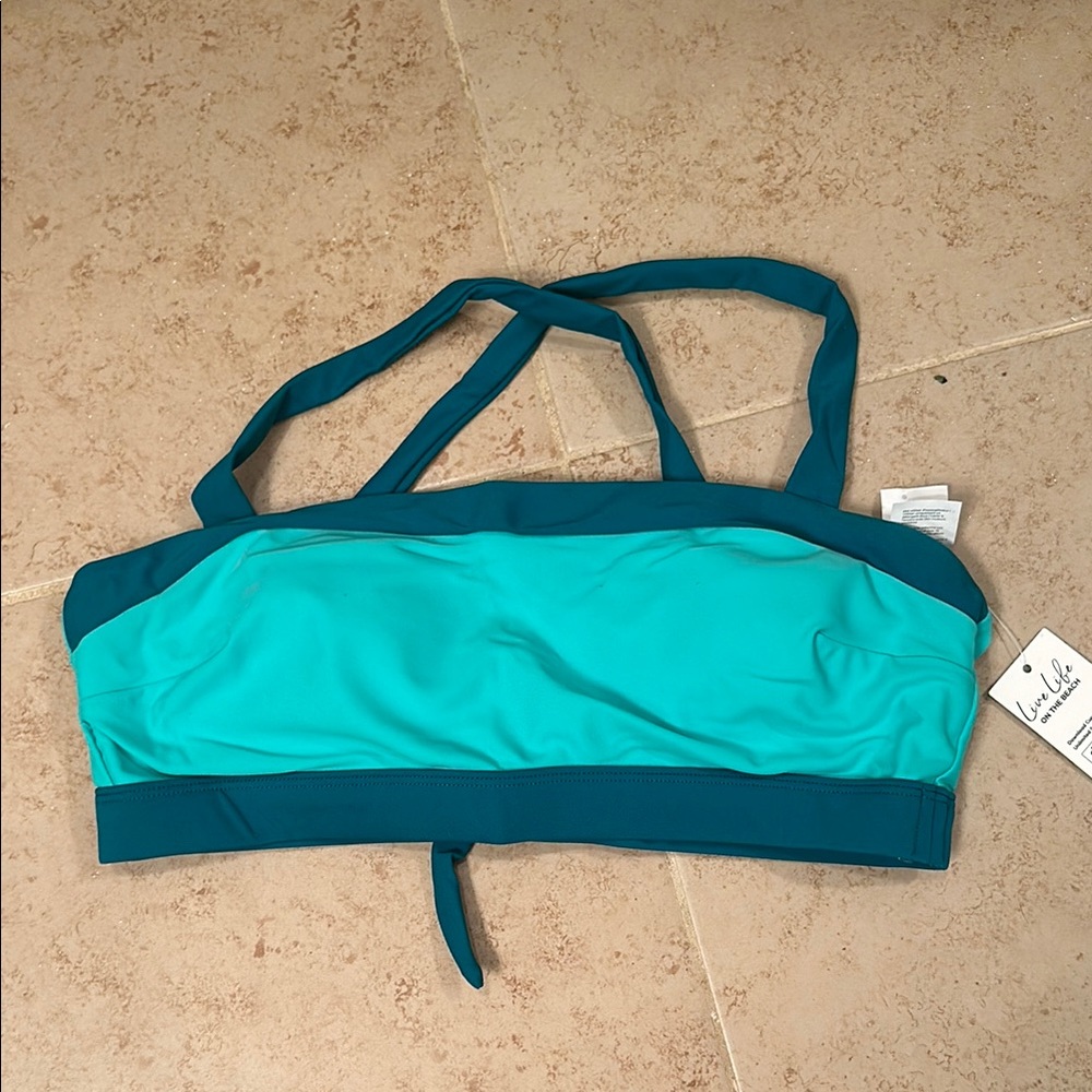 Women's Teal Bikini Top